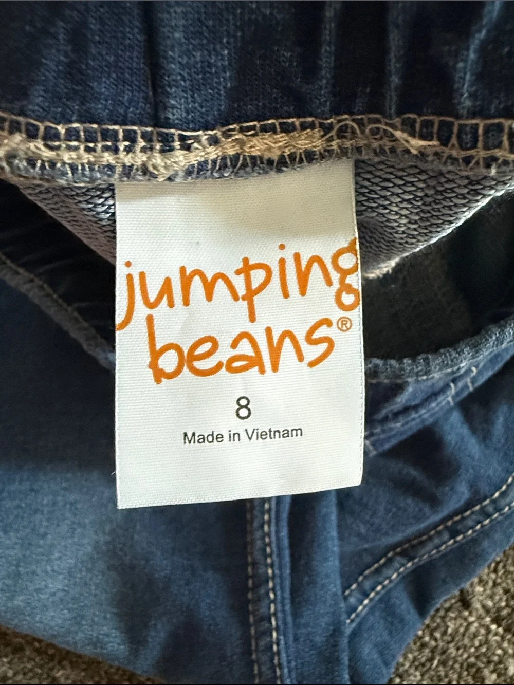 jumping beans Blue Denim-Look Pull-On Leggings